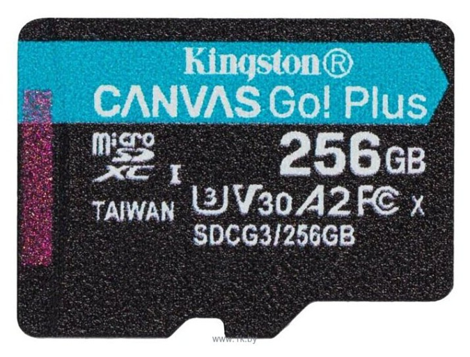 картинка Карта памяти microSD 256GB Kingston SDCG3/256GBSP от интернет-магазина itsklad.kz