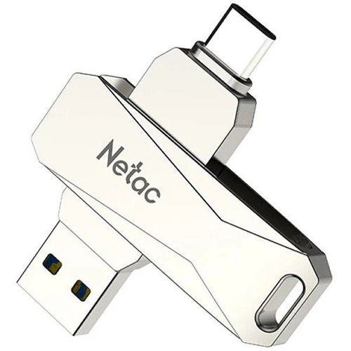 картинка USB Флеш 128GB 3.0 Netac U782C/128GB Type-C металл от интернет-магазина itsklad.kz