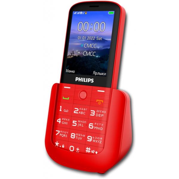 картинка Мобильный телефон Philips Xenium E227 красный от интернет-магазина itsklad.kz