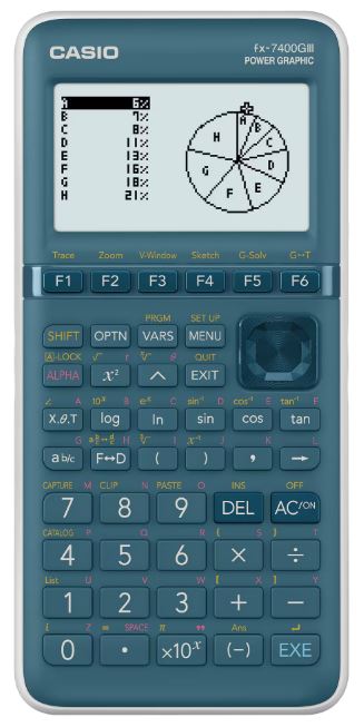 картинка Калькулятор графический CASIO FX-7400GIII-W-ET от интернет-магазина itsklad.kz