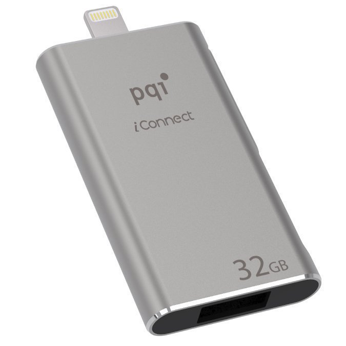 картинка USB Флеш для Apple PQI iConnect 001 6I01-032GR1001 32GB Серебро от интернет-магазина itsklad.kz