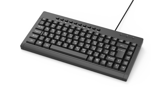 картинка Клавиатура проводная Ritmix RKB-104 черный от интернет-магазина itsklad.kz