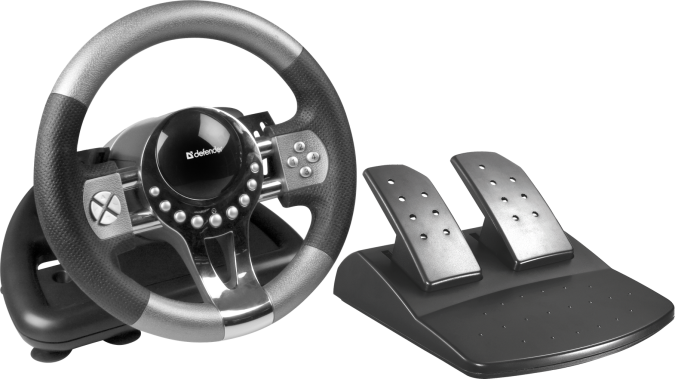 картинка Руль игровой Defender FORSAGE GTR USB от интернет-магазина itsklad.kz