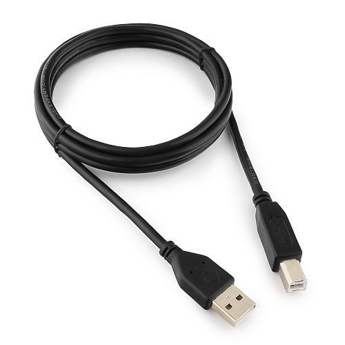картинка Кабель USB 2.0 Pro Cablexpert CCP-USB2-AMBM-6, AM/BM, 1.8м, экран, черный, пакет от интернет-магазина itsklad.kz