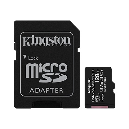картинка Карта памяти MicroSD 128GB Class 10 UHS-I A1 C10  Kingston SDCS2/128GB от интернет-магазина itsklad.kz