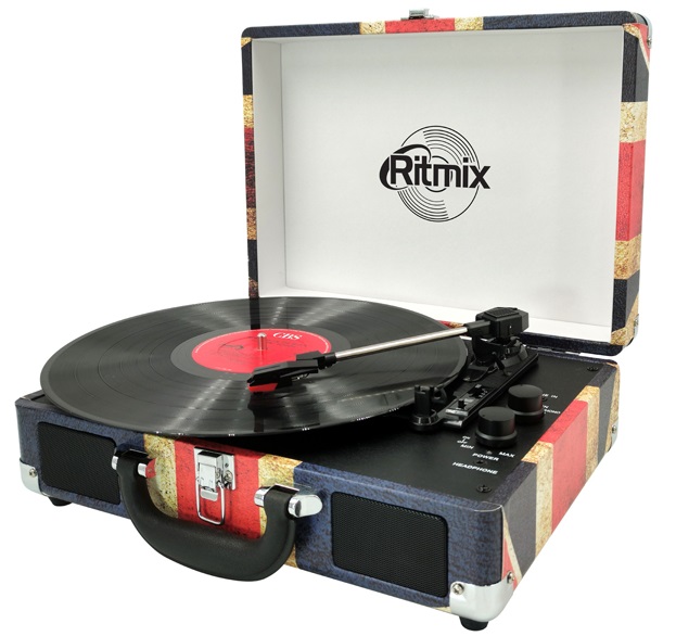 картинка Проигрыватель виниловый Ritmix LP-120B UK Flag от интернет-магазина itsklad.kz