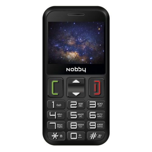 картинка Мобильный телефон Nobby 240B черный от интернет-магазина itsklad.kz