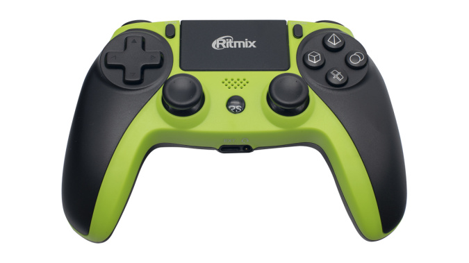 картинка Геймпад беспроводной Ritmix GP-062BTH черный+зеленый от интернет-магазина itsklad.kz
