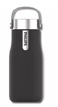 картинка Бутылка с УФ-стерилизатором Philips AWP2787BK/10 (350 мл) черный от интернет-магазина itsklad.kz