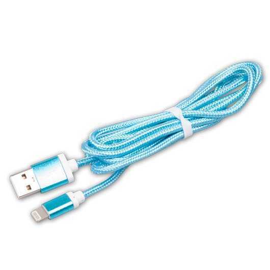 Кабель Apple Ritmix RCC-321 lightning 8pin-USB голубой