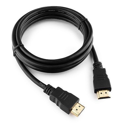 картинка Кабель HDMI Cablexpert CC-HDMI4-6, 1.8м, v2.0, 19M/19M, черный, позол.разъемы, экран, пакет от интернет-магазина itsklad.kz