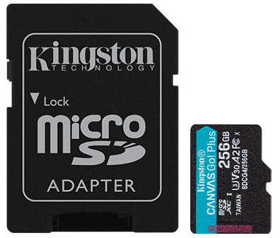 картинка Карта памяти MicroSD 256GB Class 10 U3 Kingston SDCG4/256GB от интернет-магазина itsklad.kz