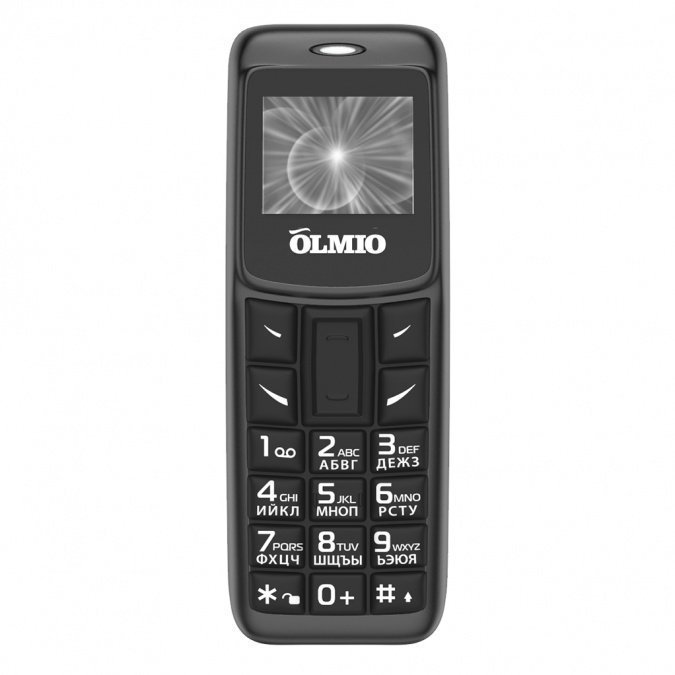 картинка Мобильный телефон-гарнитура Olmio A02, черный от интернет-магазина itsklad.kz