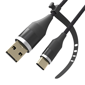 картинка Кабель Ritmix RCC-430QC Type-C-USB 2.8 A Black от интернет-магазина itsklad.kz