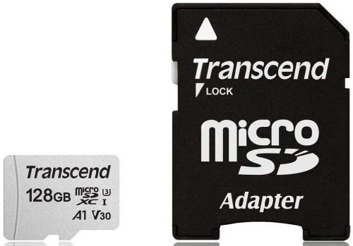 картинка Карта памяти MicroSD 128GB Class 10 U3 Transcend TS128GUSD300S-A от интернет-магазина itsklad.kz