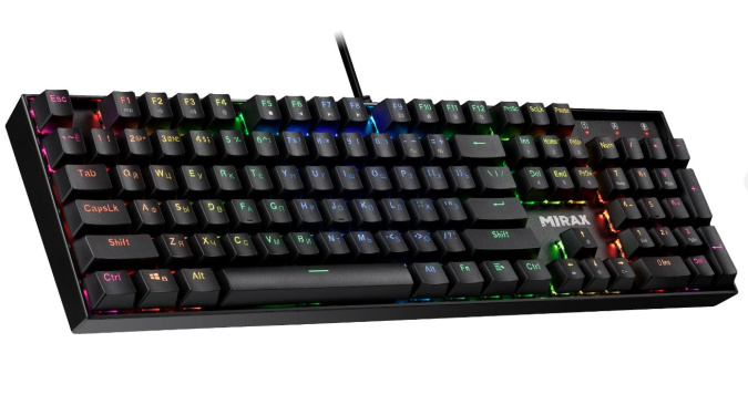 картинка Клавиатура игровая механическая Defender Mirax GK-352 RU черный от интернет-магазина itsklad.kz