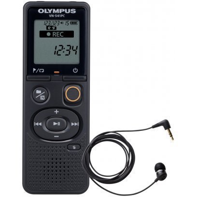 картинка Диктофон Olympus VN-541PC (4Гб) с телефонным микрофоном TP8 черный от интернет-магазина itsklad.kz