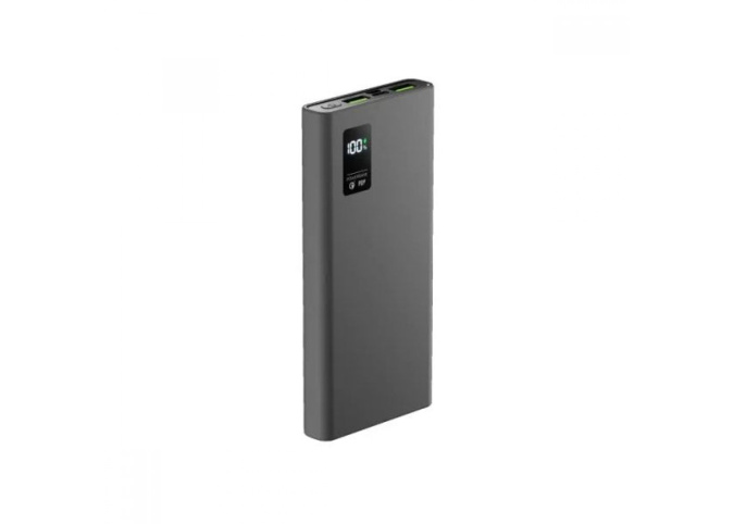 картинка Зарядное устройство Power bank Olmio QR-10 10000mAh QuickCharge3.0 серый от интернет-магазина itsklad.kz