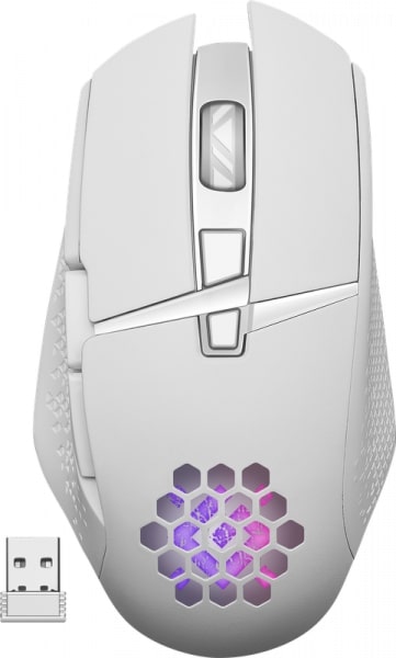 картинка Мышь игровая беспроводная Defender Glory GM-514, LED,7D,400 мАч,3200dpi белый от интернет-магазина itsklad.kz