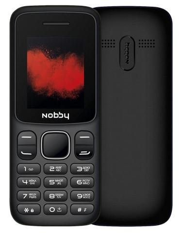 картинка Мобильный телефон Nobby 100 черный от интернет-магазина itsklad.kz