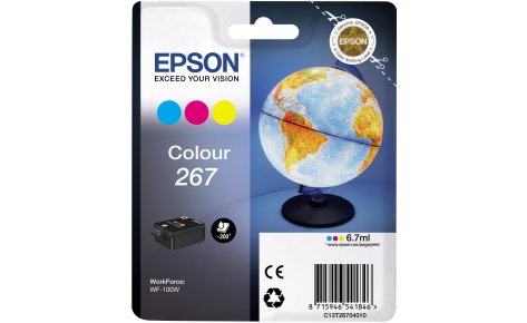 картинка Картридж Epson C13T26704010 Tri-colour Ink for WorkForce WF-100W от интернет-магазина itsklad.kz