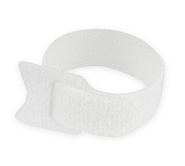 Хомуты-липучки Cablexpert на основе ленты Velcro® 145 x 11 мм, белые (12 шт.)