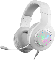 Наушники-гарнитура игровые Defender Ghost LED белый Наушники-гарнитура игровые Defender Ghost LED белый