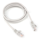 Патч-корд LSZH UTP Cablexpert PP31-1M кат. 5e, 1м, серый
