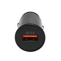 Зарядное устройство автомобильное Cablexpert MP3A-UC-CAR22, 18Вт, 3А, QC3.0, 1хUSB, черный, пакет