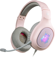 Наушники-гарнитура игровые Defender Fury розовый Наушники-гарнитура игровые Defender Fury розовый
