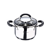 Кастрюля Masterpro Foodies MP BGMP-1504-BK 16x10 cm 1.8L Кастрюля Masterpro Foodies MP BGMP-1504-BK 16x10 cm 1.8L
