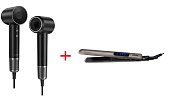 Фен Laifen Swift Premium серебристый черный + Выпрямитель Ufesa PP5500 Velvet