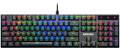 Клавиатура игровая механическая Defender Armada GK-004 RU,RGB черный