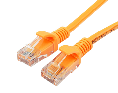 Патч-корд UTP Cablexpert PP12-1.5M/O, кат.5e, 1.5м, литой, многожильный (оранжевый)