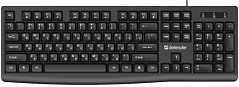 Клавиатура проводная Defender Navigator HB-138 RU черный