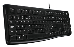 Клавиатура проводная Logitech K120 черный