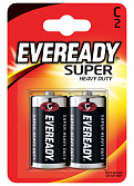 Элемент питания R14-C Eveready SHD 2 штуки в блистере