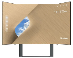 Складной коммерческий дисплей Viewsonic 138" LDS138-151 черный