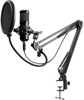 Игровой стрим микрофон Defender Space GMC 450 USB черный Игровой стрим микрофон Defender Space GMC 450 USB черный