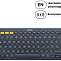 Клавиатура беспроводная Logitech K380 серый