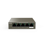 PoE-коммутатор Tenda TEF1105P-4-63W 5-port 10/100Mbps с 4-port PoE бронзовый