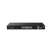 PoE-коммутатор с облачным управлением 18GE+2SFP Tenda TEG2220P-16-250W с 16-Port PoE черный
