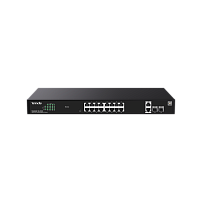 PoE-коммутатор с облачным управлением 18GE+2SFP Tenda TEG2220P-16-250W с 16-Port PoE черный