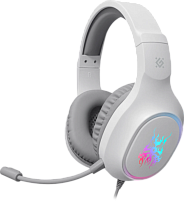 Наушники-гарнитура игровые Defender Fury белый Наушники-гарнитура игровые Defender Fury белый