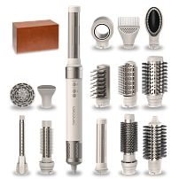 Стайлер Cecotec Bamba CeramicCare AirGlam Champagne (14в1) черный