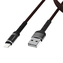 Кабель Ritmix RCC-521 Smart Chip lightning-USB 2 A Black Кабель Ritmix RCC-521 Smart Chip lightning-USB 2 A Black