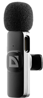 Микрофон петличный Defender Talky-137 wrls черный