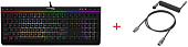 Клавиатура HyperX Alloy Core RGB HX-KB5ME2-RU 4P4F5AX#ACB + Кабель USB-C Coiled 6J679AA