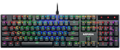 Клавиатура игровая механическая Defender Armada GK-004 RU,RGB черный