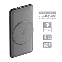 Зарядное устройство Power bank Olmio QM-10, 10000mAh wireless серый Зарядное устройство Power bank Olmio QM-10, 10000mAh wireless серый